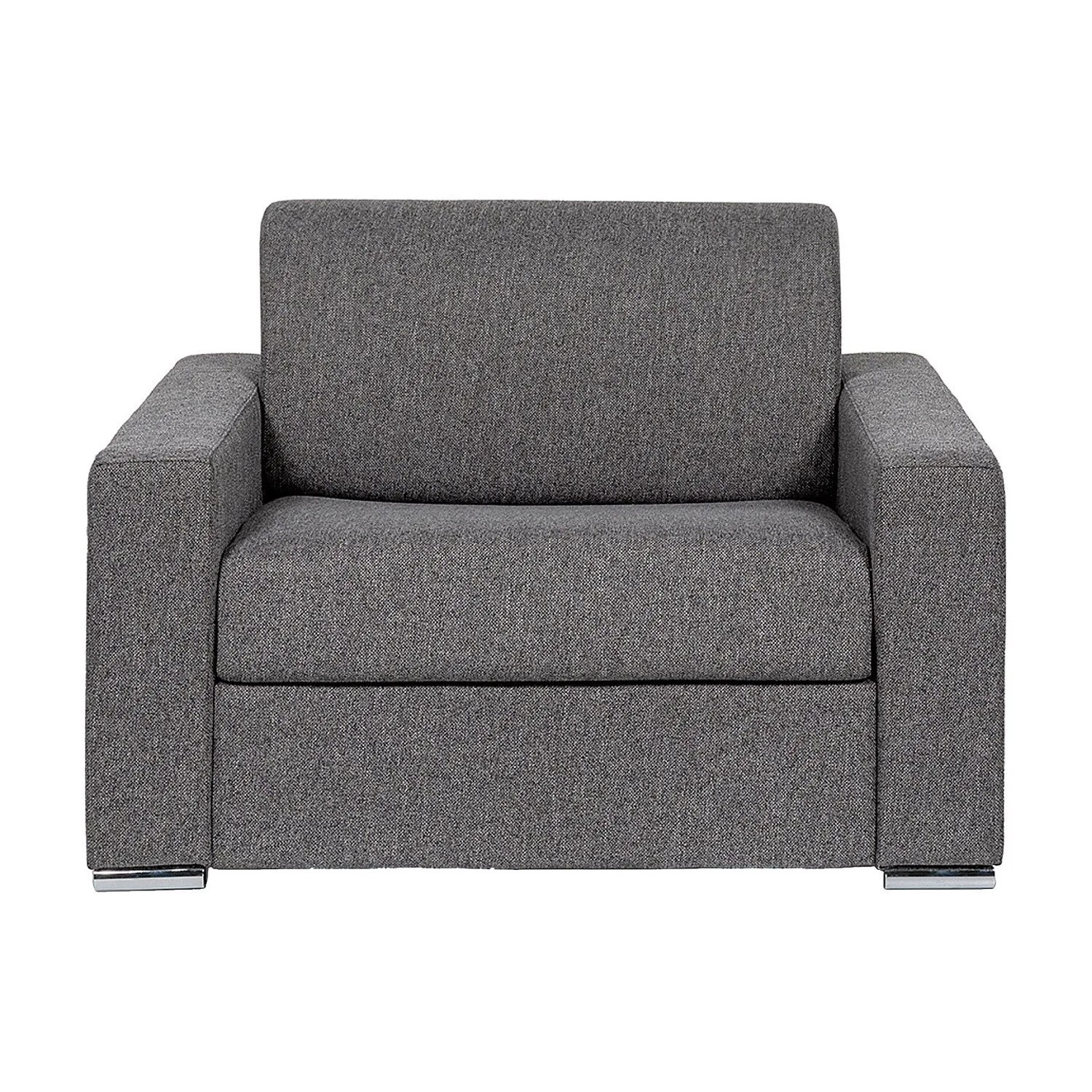 Vente-unique Schlafsessel Calito Anthrazitgrau 126 cm