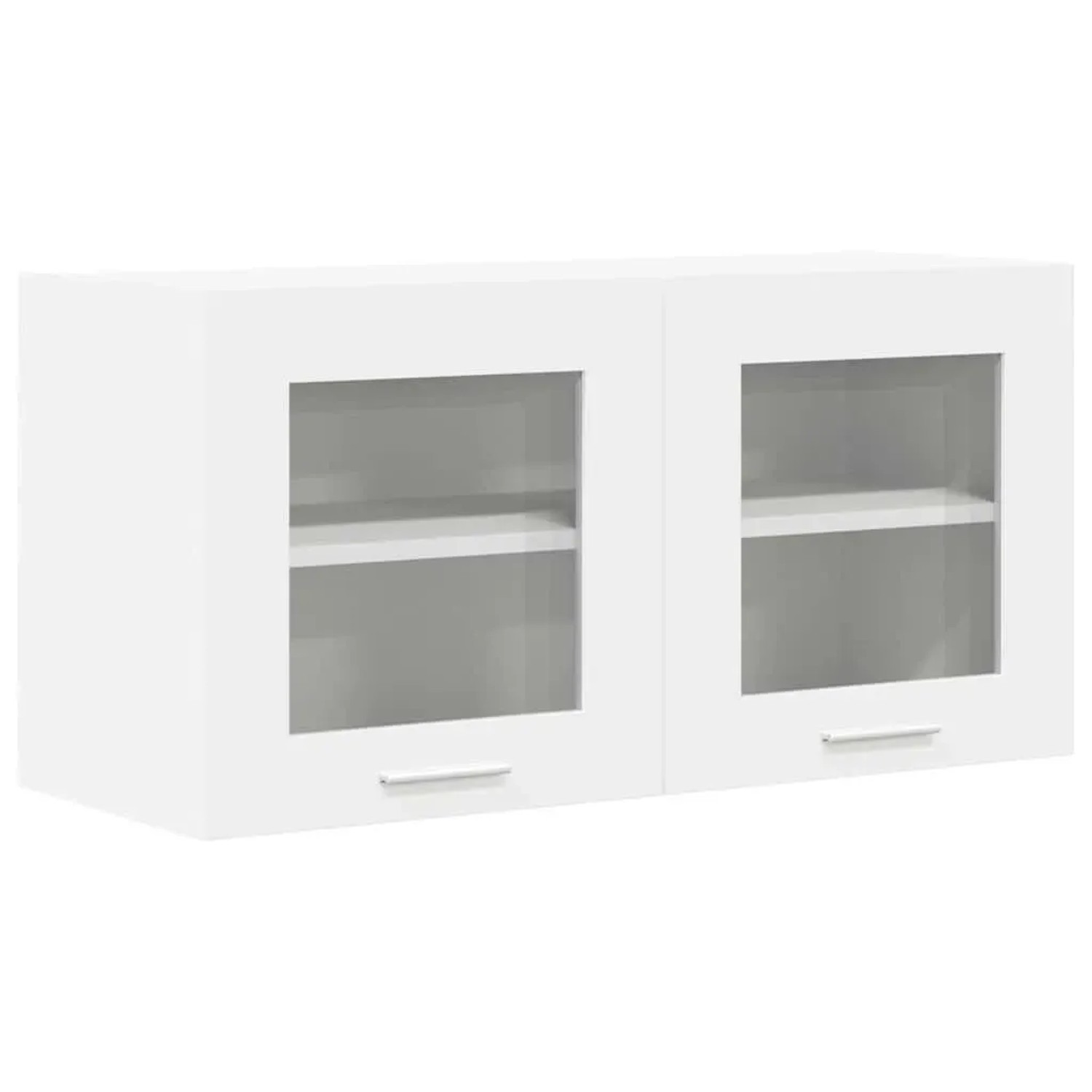 vidaXL Hängeschrank mit Tür Riga Weiß 80 x 31 x 40 cm Holzwerkstoff 884226