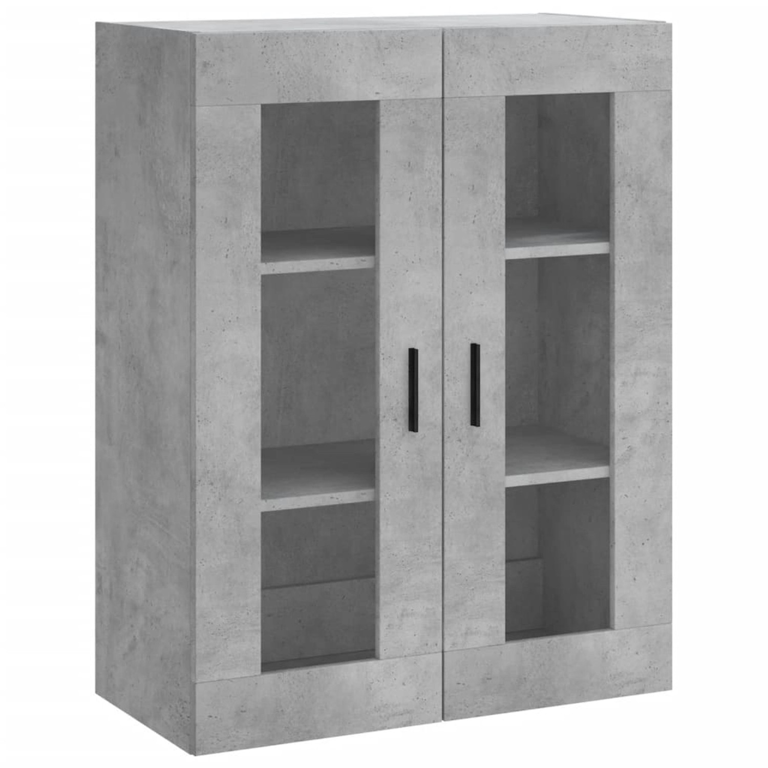 vidaXL Wandschrank Betongrau 69,5x34x90 cm 828496 günstig online kaufen