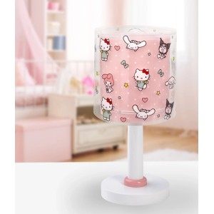 Dalber Nachttischlampe mit Hello Kitty, My Melody, Kuromi und Cinnamoroll Motiven.
