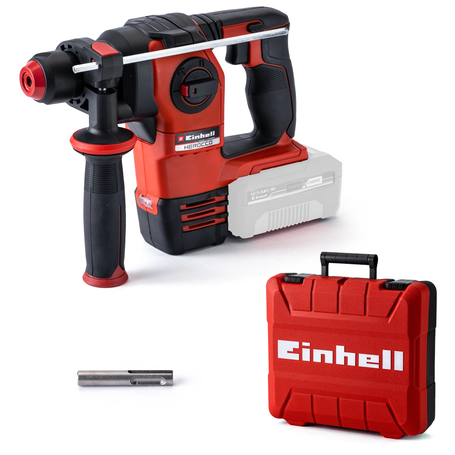 Einhell 18 V Akku-Bohrhammer Power X-Change Herocco Solo mit Koffer