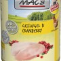 Mac's Katzen-Nassfutter Geflügel & Cranberry, getreidefrei, 400g Dose.