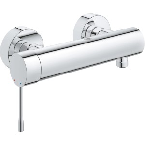Grohe Essence Einhand-Duscharmatur in Chrom, Wandmontage mit Temperaturbegrenzer.