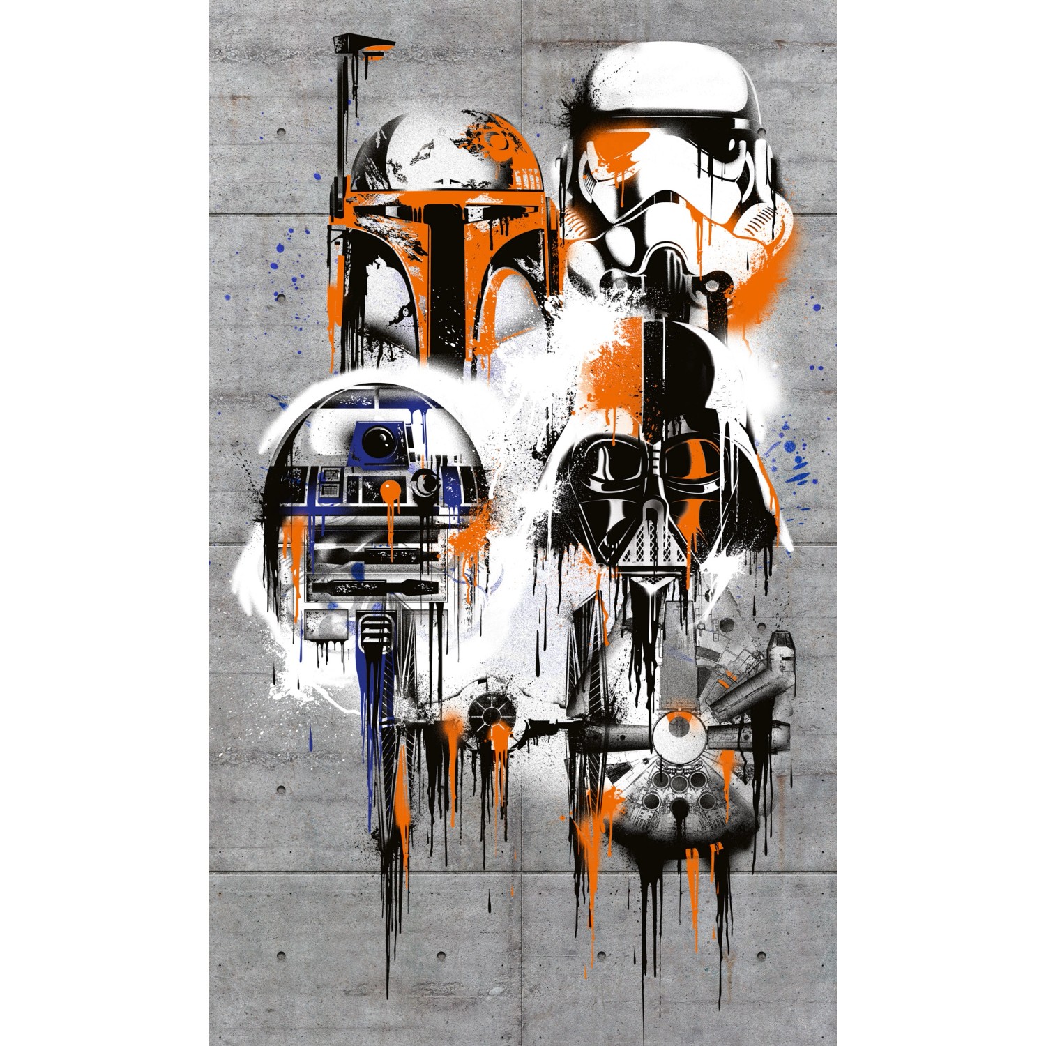 Komar Fototapete Vlies Star Wars Celebrate The Galaxy  120 x 200 cm