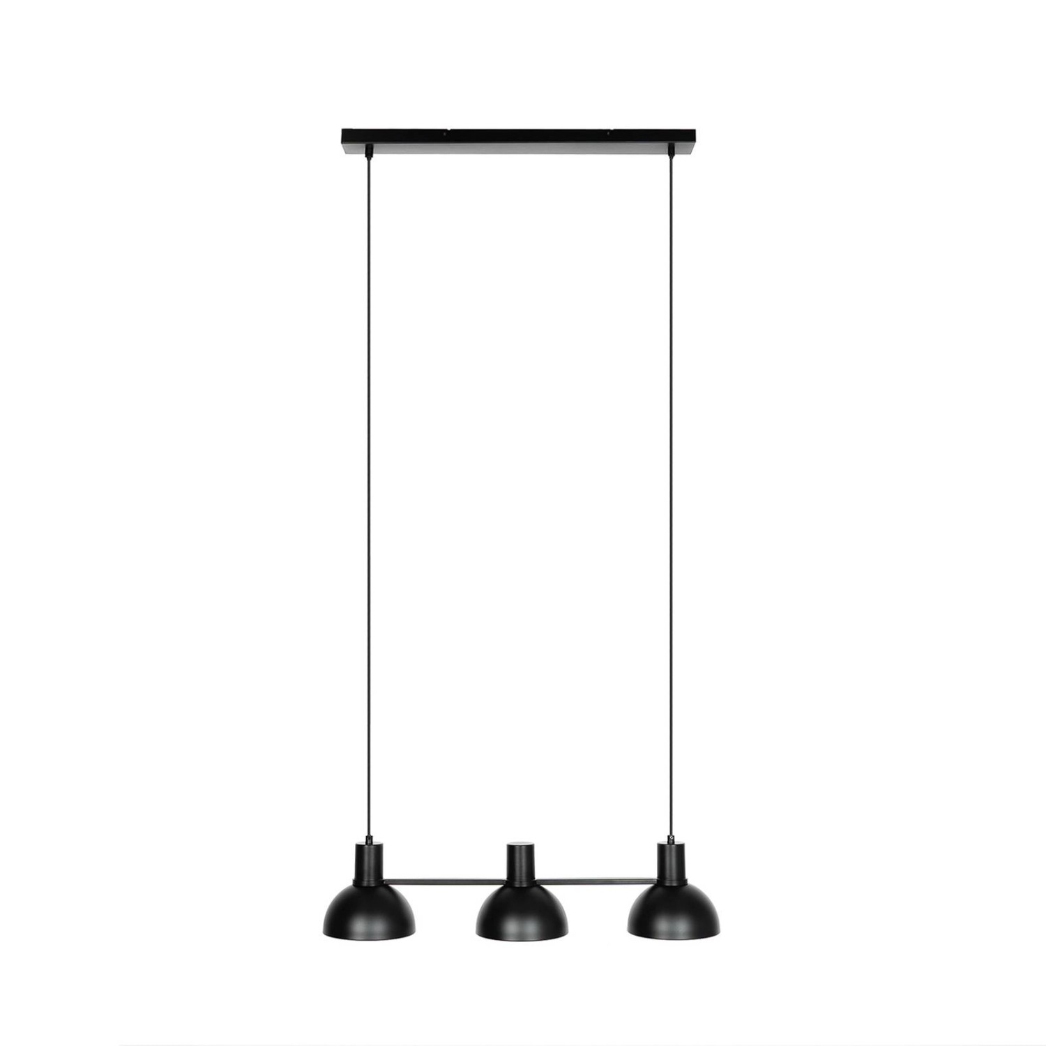 Lucande Pendelleuchte Mostrid 9639680 Design Modern in Schwarz aus Metall 3 günstig online kaufen