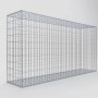 Gabiona Gabionenkorb, 100x200x40 cm, Maschenweite 5x10 cm, Drahtkorb für Einfassungen und Mauersysteme.