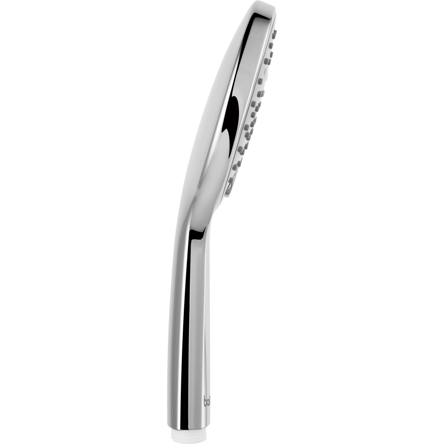 baliv Handbrause HBR-120.240, verchromt mit anthrazitfarbenem Brausekopf.