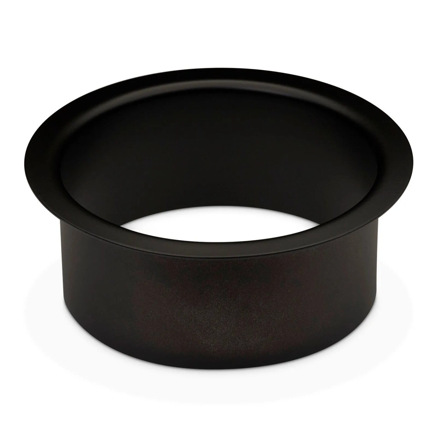 SOTECH Durchwurfring Ø180 x H 70 mm Edelstahl Schwarz Lackiert