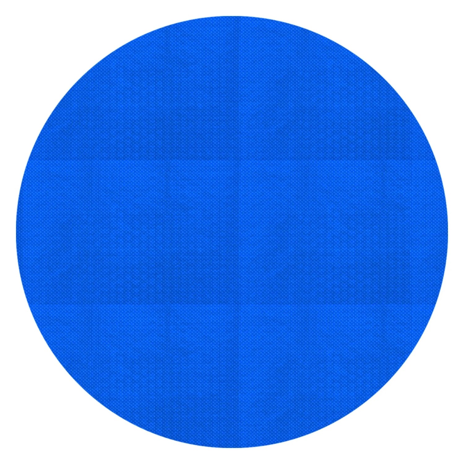 ECD Germany Pool Solarfolie Rund Ø600 cm Blau 400µm aus PE-Luftpolster