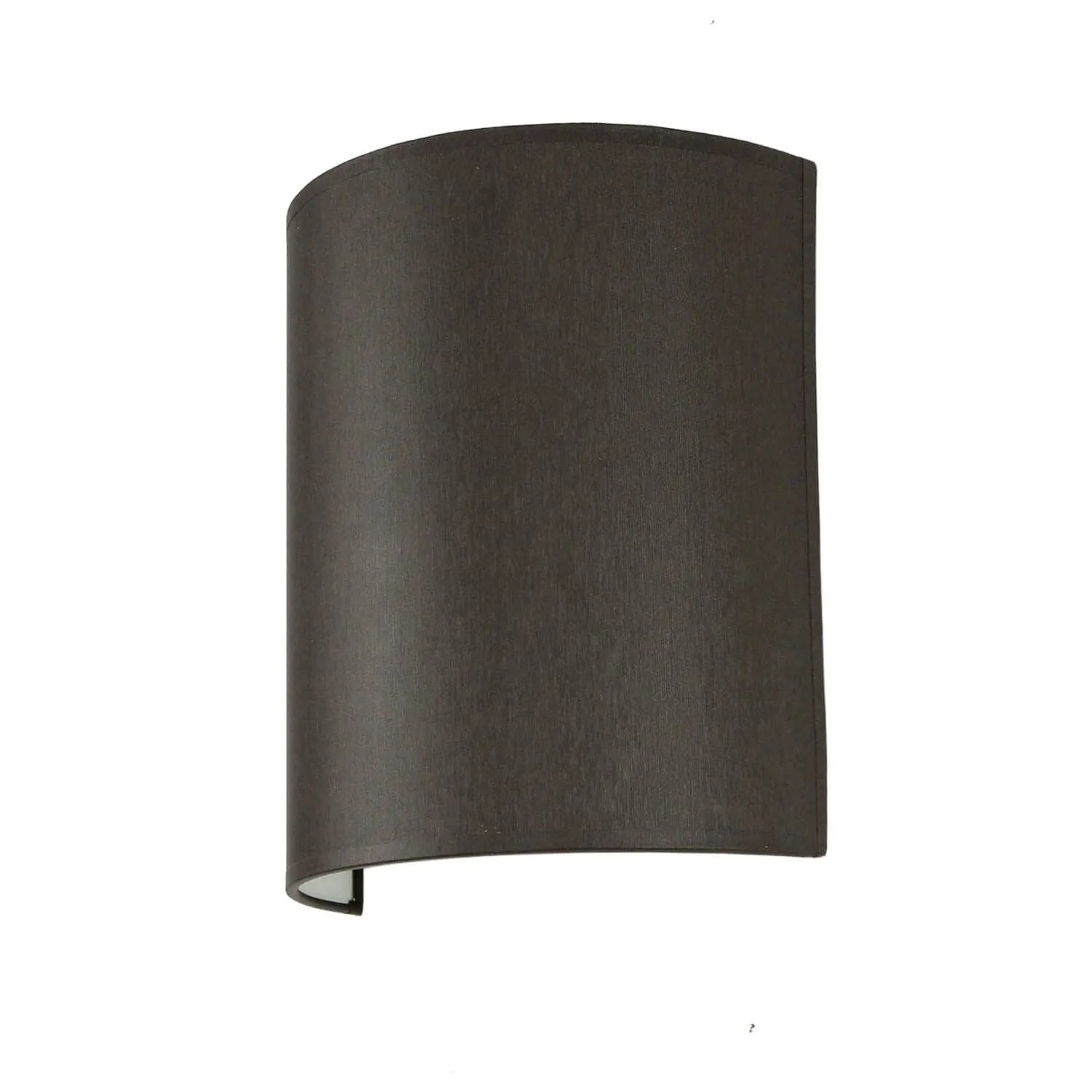 EASYLIGHT Wandlampe Up Down 23 cm Hoch Braun E27 Stoffschirm