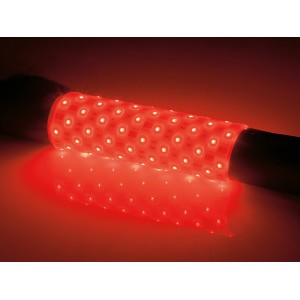 Flexibler, selbstklebender LED Streifen mit mehrfarbigen RGB LEDs für den Innenbereich.