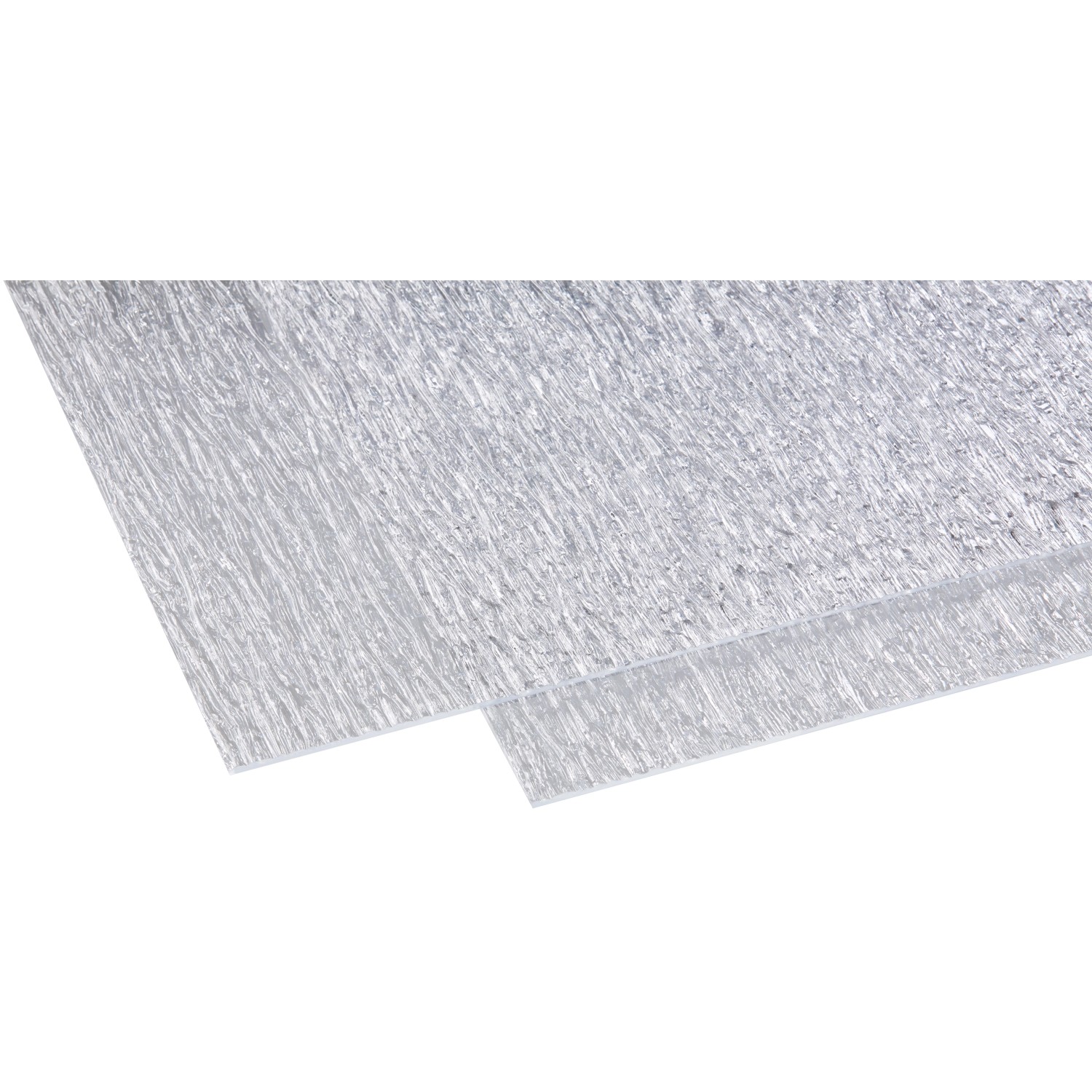Türfüllung Polystyrol  5 mm Rinde grob Transparent 1420 mm x 535 mm