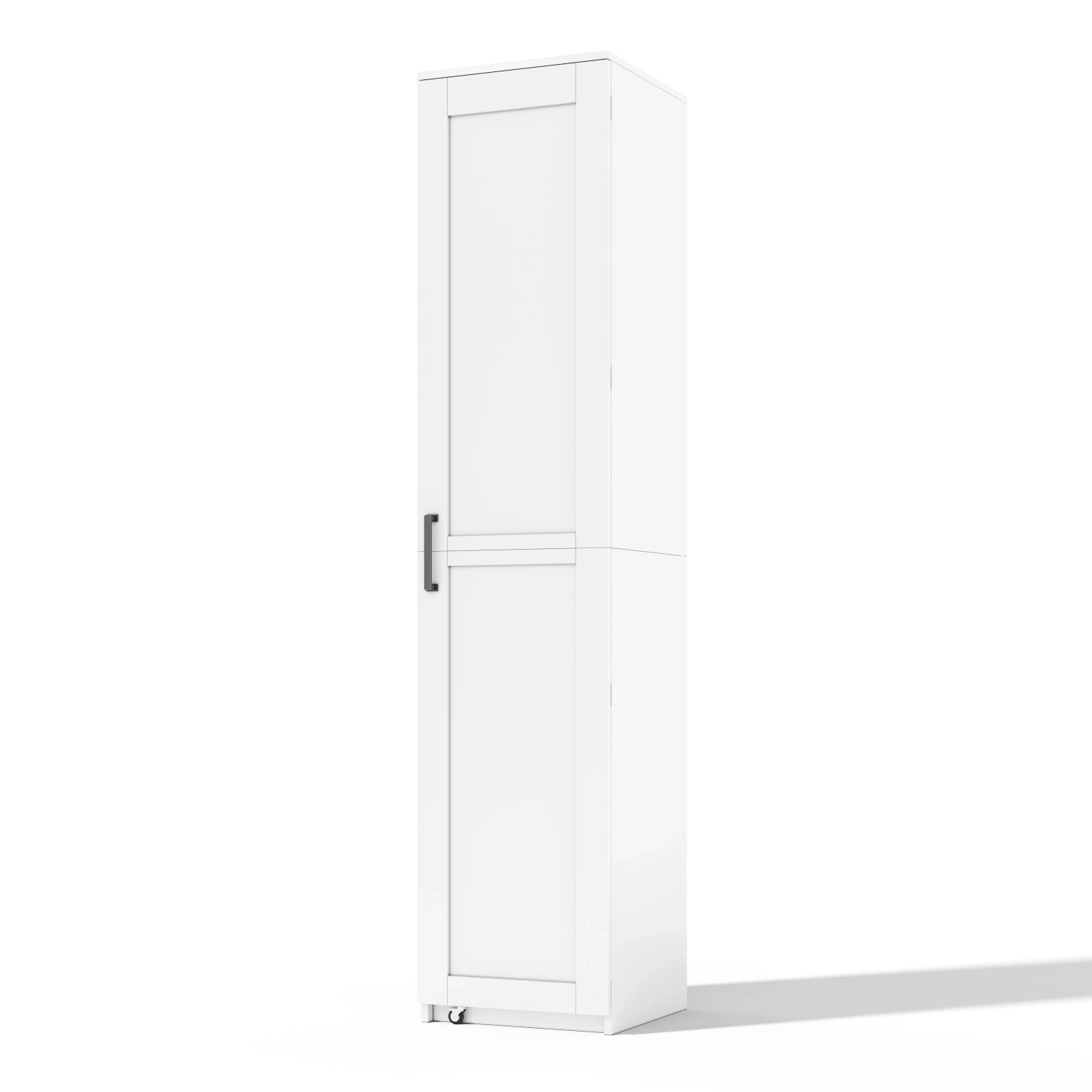 Merax Küchenschrank 40x40x183 cm Türablagen Verstellbare Einlegeböden