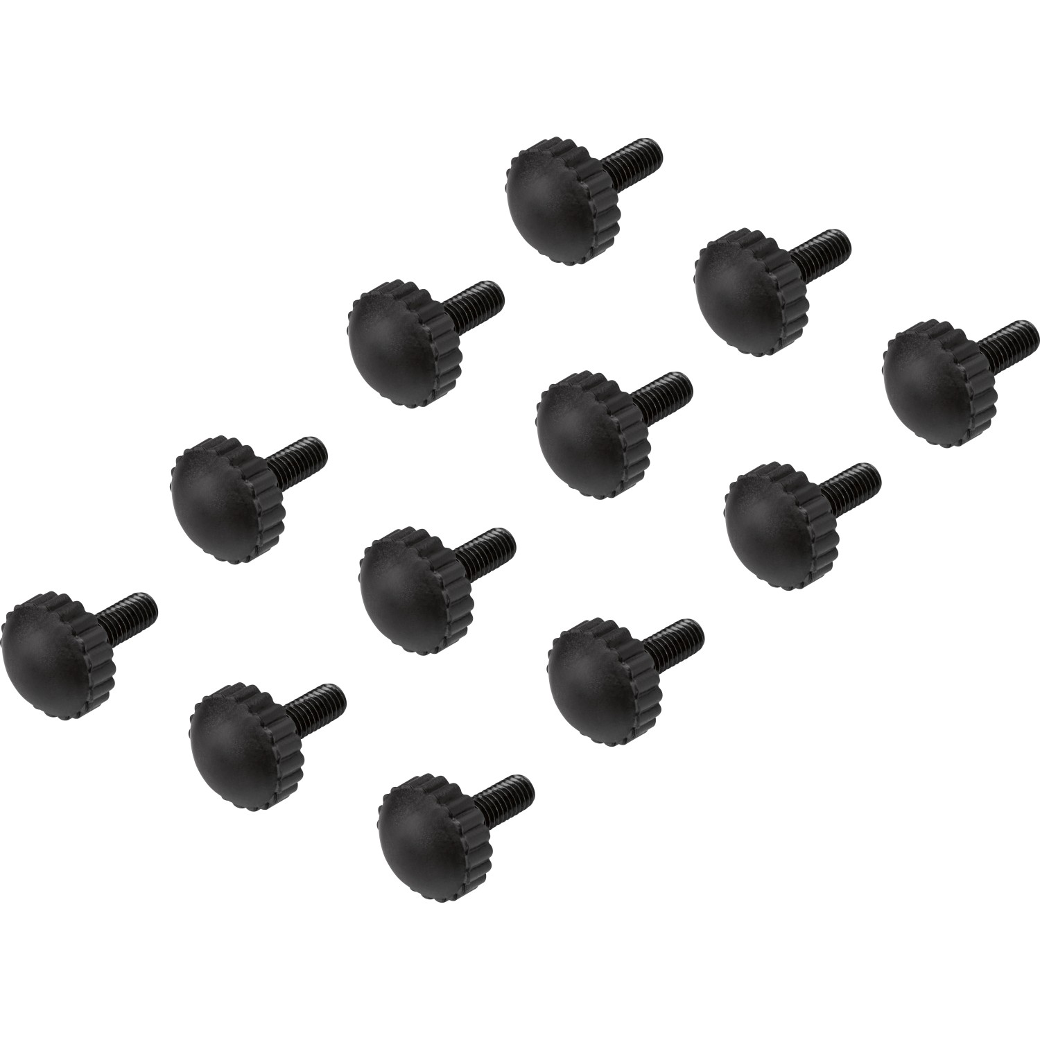 Fußkappen für Balkon-Set Whitton 3-tlg. Aluminium Schwarz günstig online kaufen