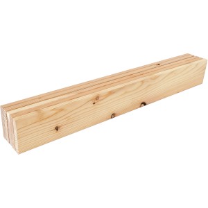 Bellissa Lärchendielen 5er-Set für Komposter aus Holz/Metall, naturbelassen.