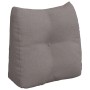 vidaXL Rückenkissen Taupe 45 x 24 x 50 cm Stoff 42014360