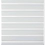 Schöner Wohnen Doppelrollo Tilda, 60x150 cm, weiß. Rollo mit transparenten und blickdichten Streifen.