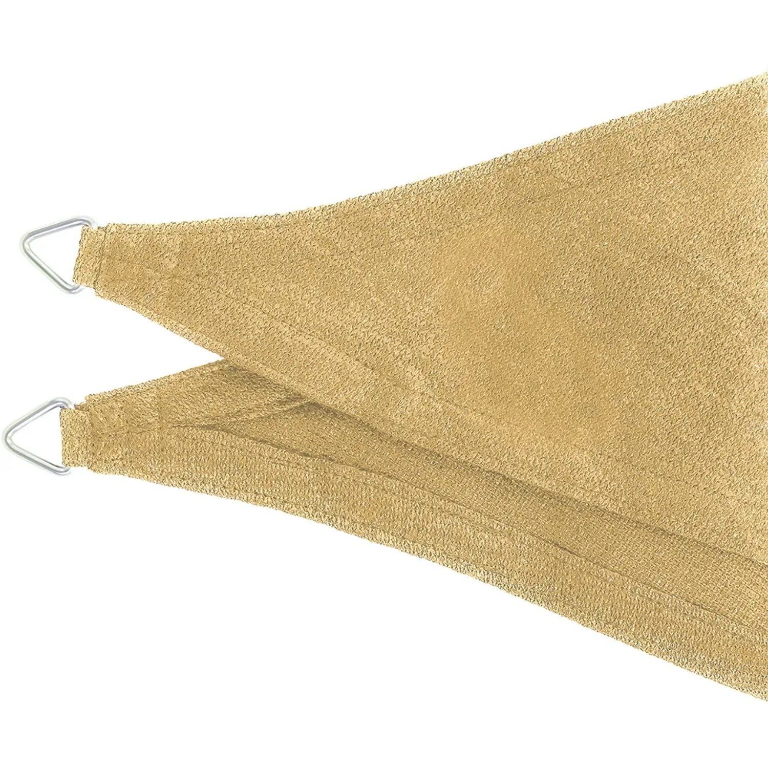 Schneider Sonnensegel Teneriffa, naturfarben, dreieckig, mit Edelstahlringen.