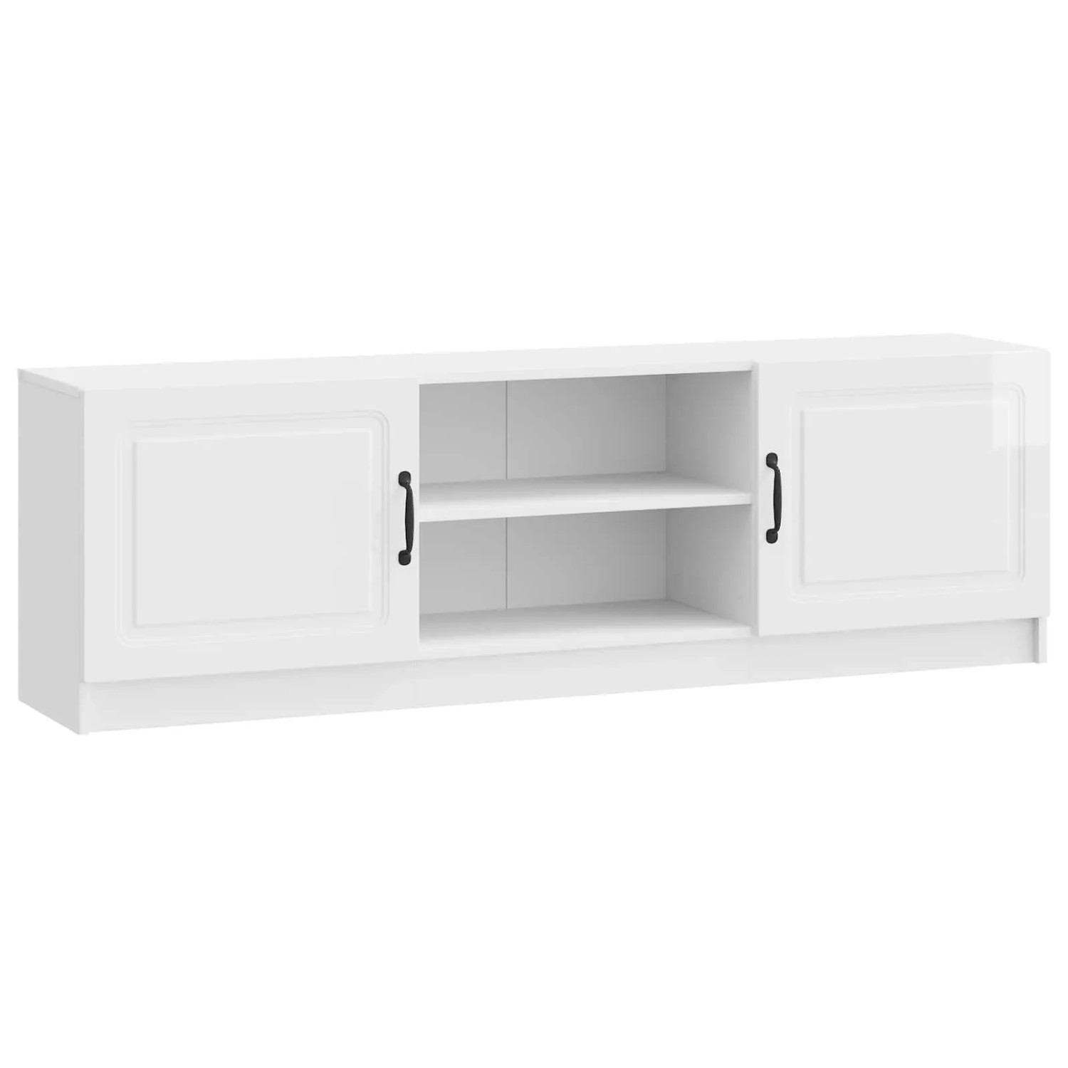 vidaXL TV-Schränk Hochglanz Weiß 150 x 31 x 47 cm Holzwerkstoff 895839