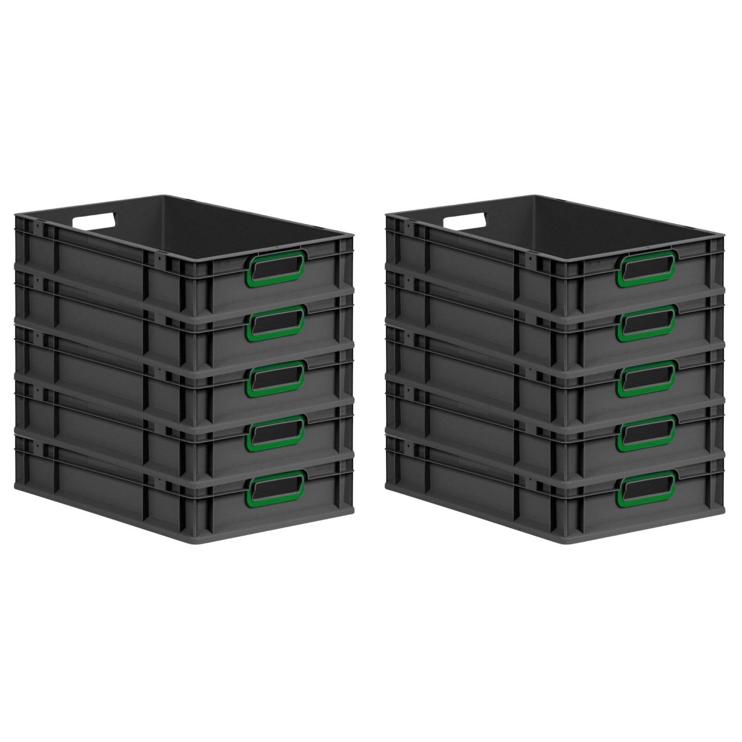 PROREGAL SparSet 10x Eurobox Nextgen Color HxBxT 12x40x60cm 23 Liter Griffe günstig online kaufen