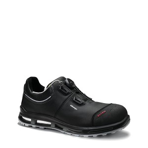 Schwarzer Elten Sicherheitshalbschuh Reaction XXT Pro Boa Low ESD S3 Gr. 44 für Arbeitsschutz.