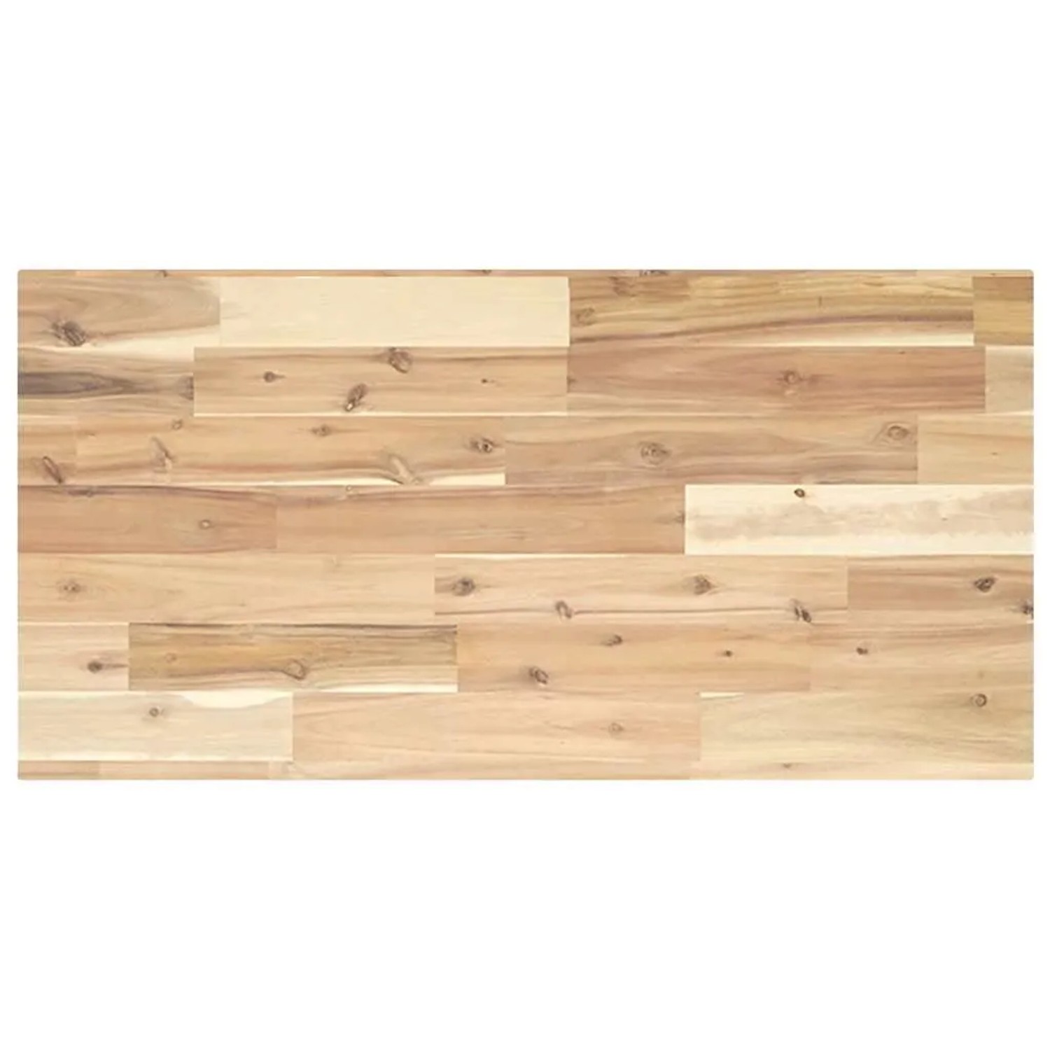 vidaXL Schweberegal 80x40x2 cm Massivholz Akazie Unbehandelt 3279395