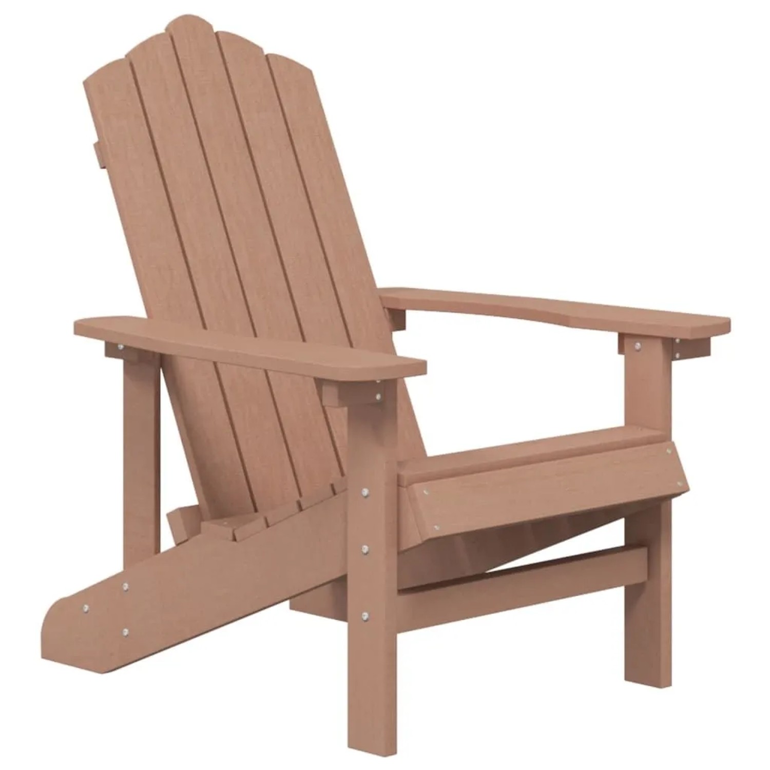Furnicato Adirondack-gartenstuhl Hdpe Braun
