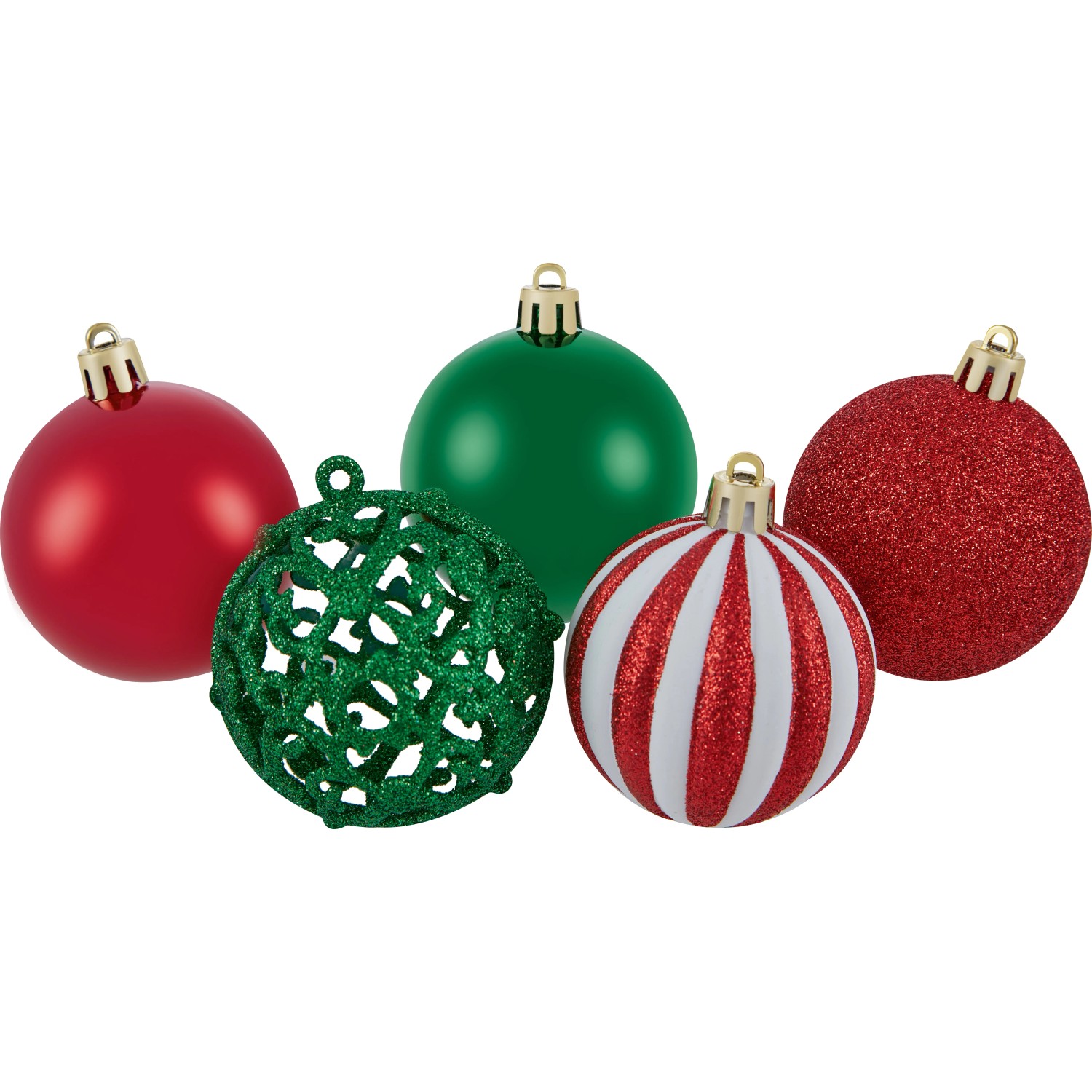 Baumschmuck-Set 35-teilig Rot-Weiß-Grün