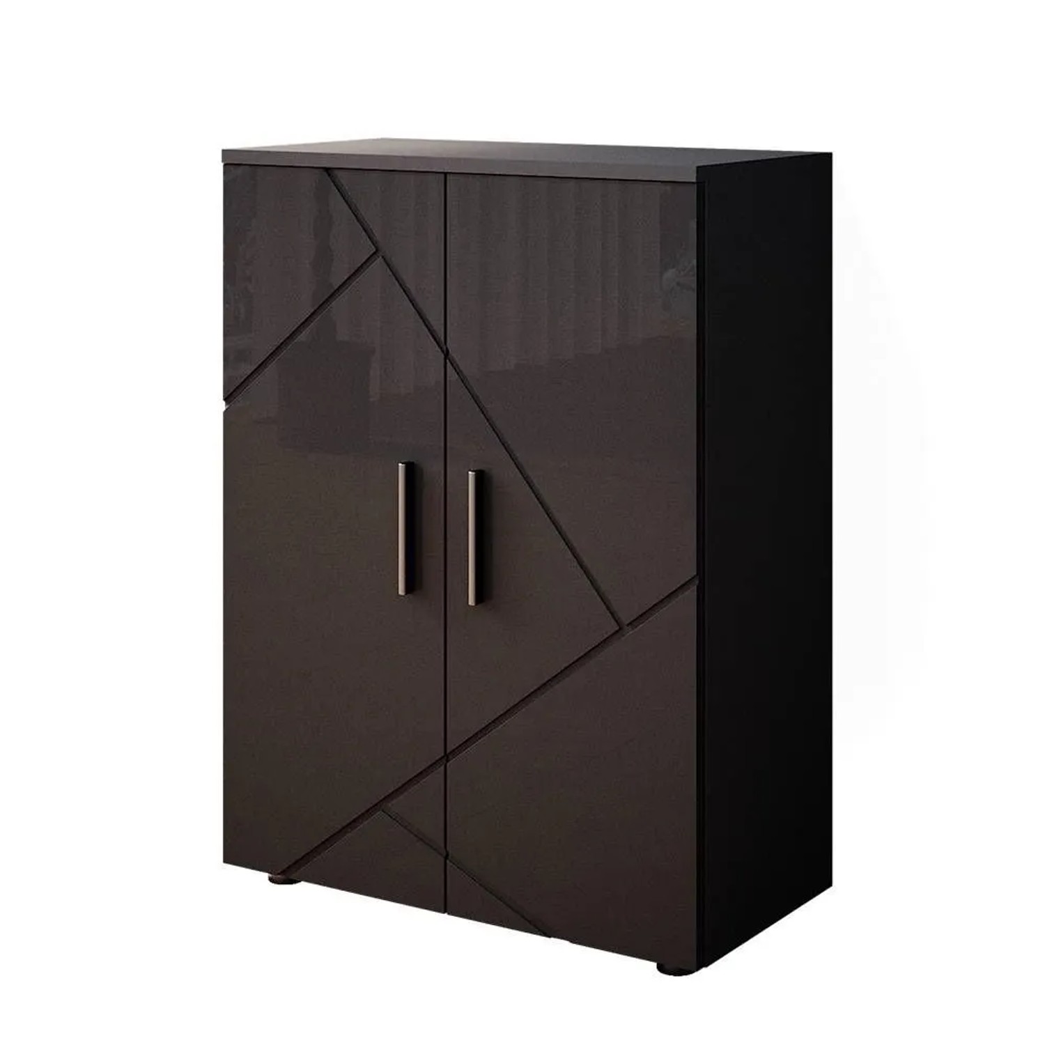 Vicco Midischrank Irma Anthrazit Hochglanz 60 x 81