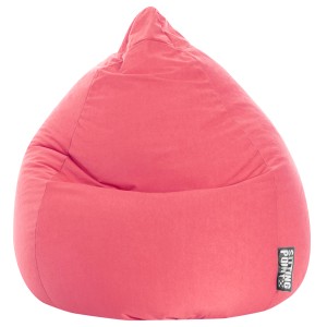Pinkfarbener Sitting Point Sitzsack Easy, 220 l, ideal zum Entspannen.