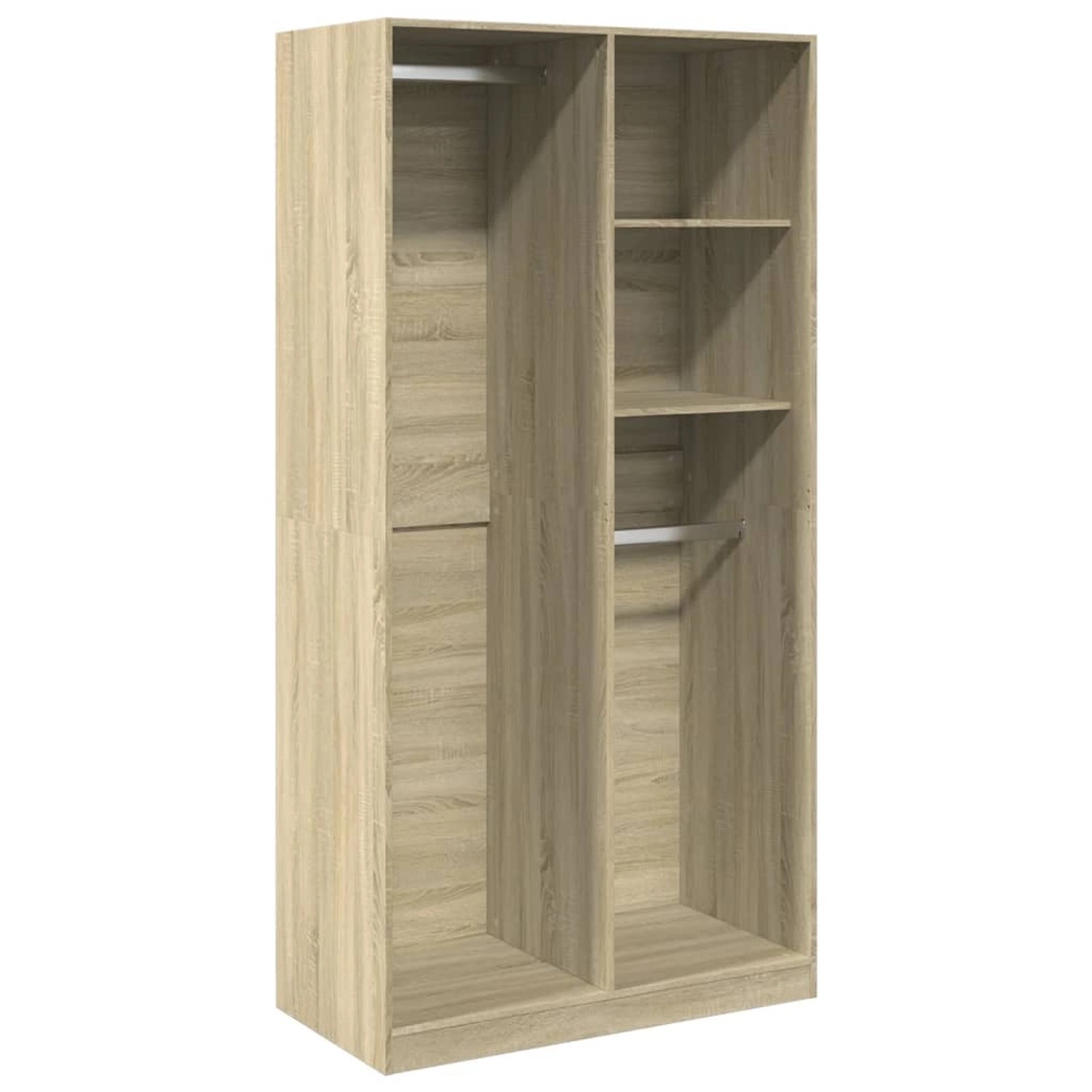 vidaXL Kleiderschrank Sonoma-Eiche 100x50x200 cm Holzwerkstoff 3307767 günstig online kaufen