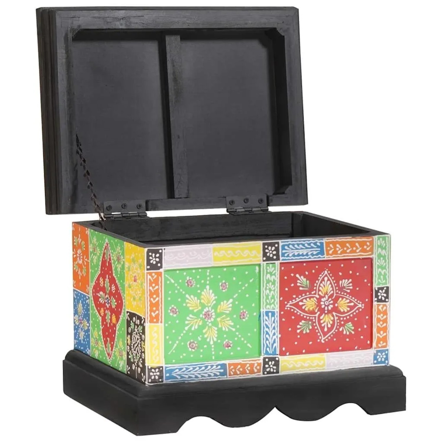 vidaXL Aufbewahrungsbox Mehrfarbig 40 x 30 x 30 cm Massivholz Mango 4017591