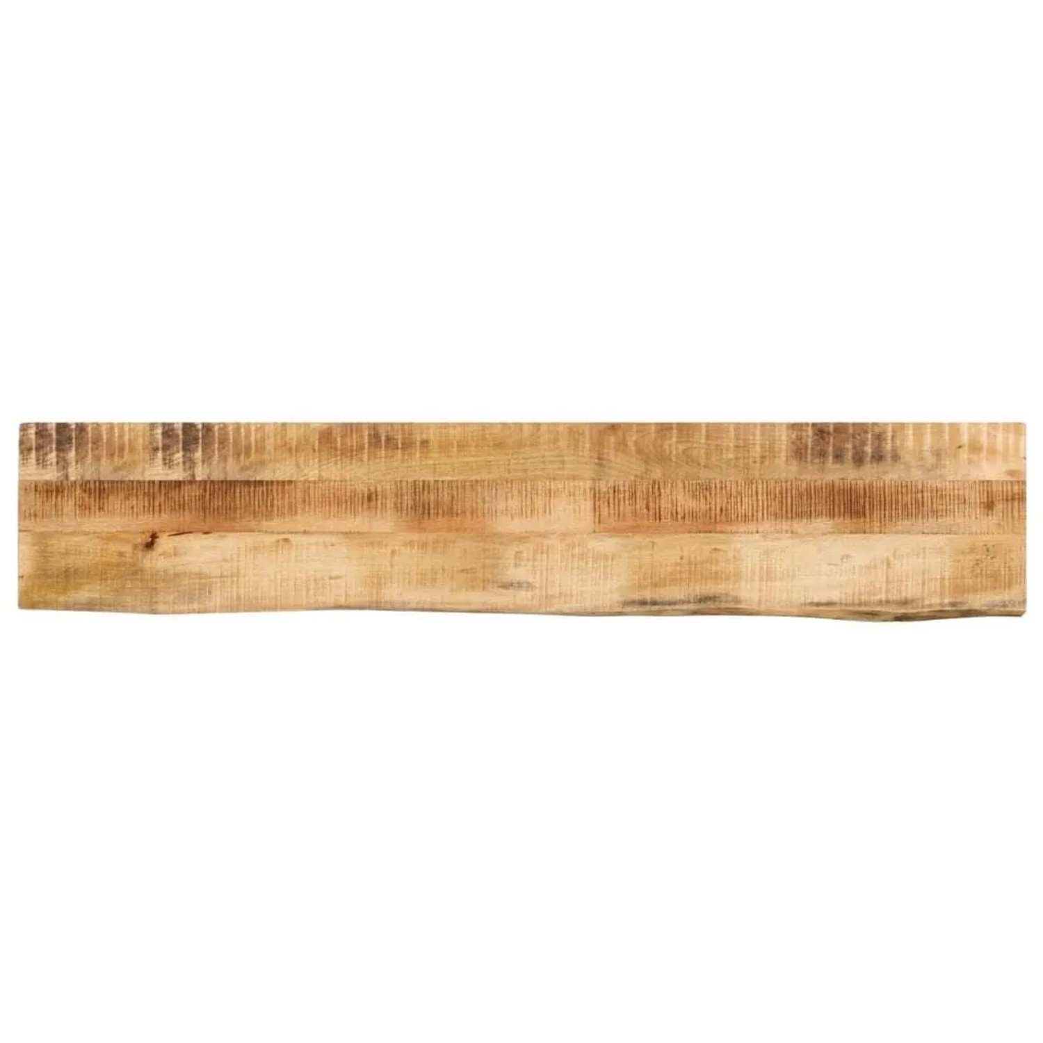 vidaXL Tischplatte 160x20x2,5 cm Baumkante Massivholz Raues Mangoholz 370328