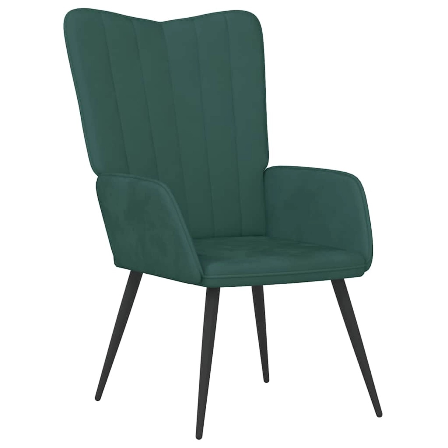 vidaXL Relaxsessel Dunkelgrün Samt 327679 günstig online kaufen