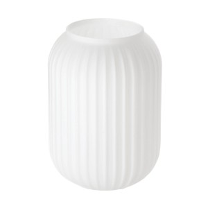 Weißes Orion Lightstyle Ersatzglas, Ø 140 mm, für Lampen mit E27 Fassung.