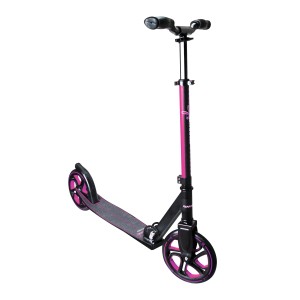 Muuwmi Tretroller Pro, pink, mit 215 mm Rollen, ABEC 7 Kugellager, höhenverstellbar für Kinder und Erwachsene.