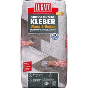 Sack Großformat-Kleber Wand & Boden, 20kg, geeignet für Fliesenarbeiten im Innen- und Außenbereich.
