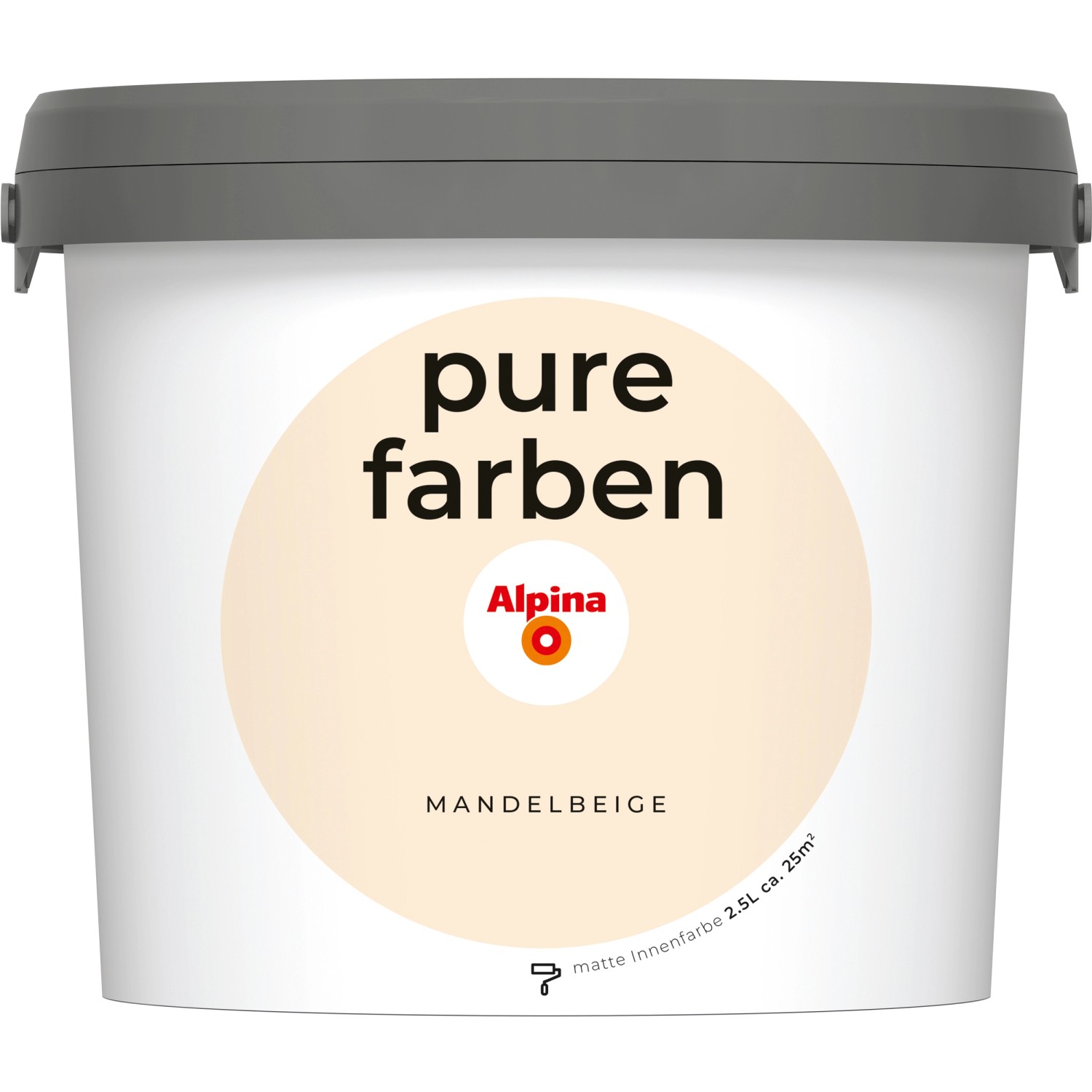 Thumbnail - Alpina Wandfarbe Pure Farben Mandelbeige 2,5 l