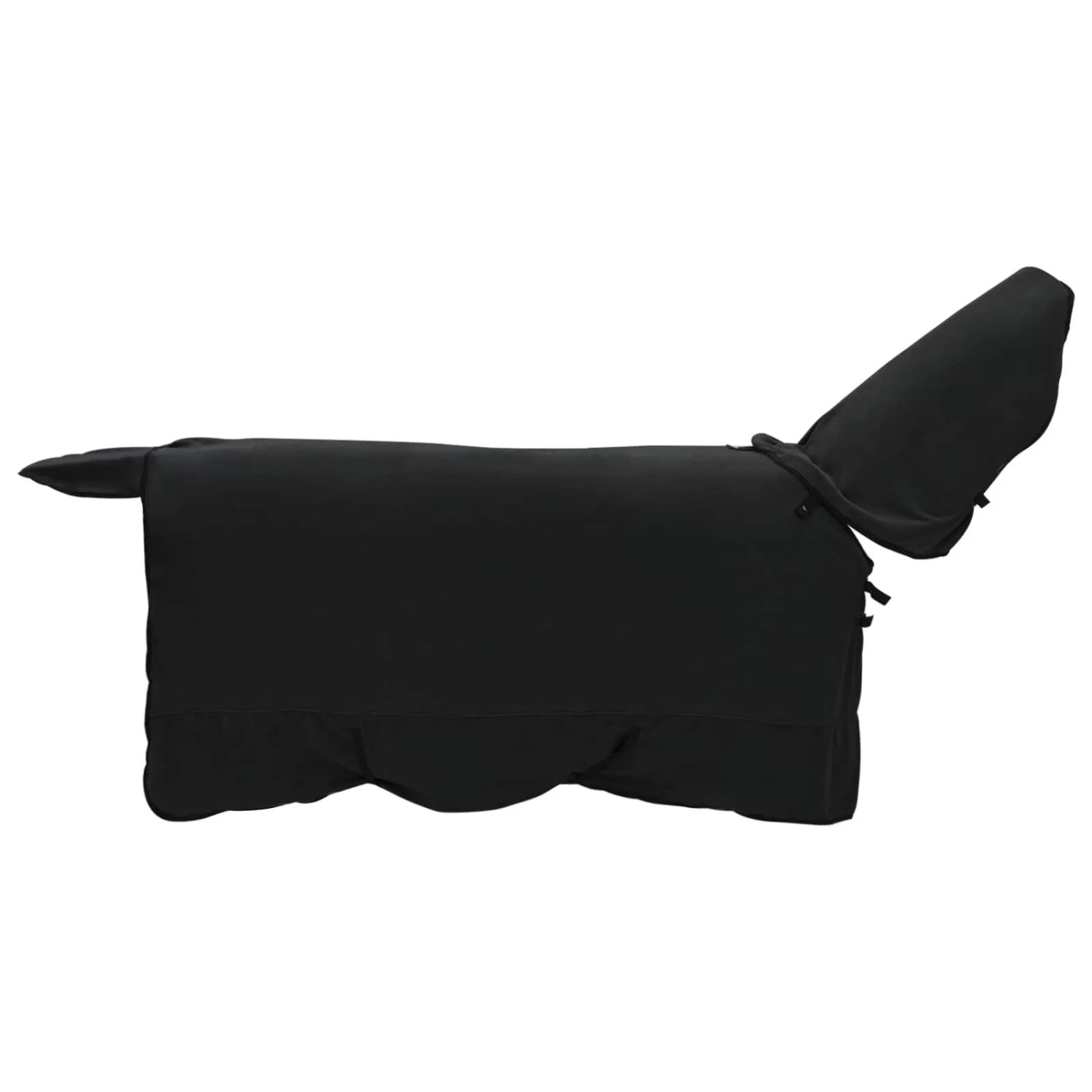 vidaXL Pferdedecke Schwarz Polyester 42013303