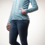 Damen Strickfleece Jacke in Cyanblau, Größe M, aus der Kategorie Arbeitskleidung.