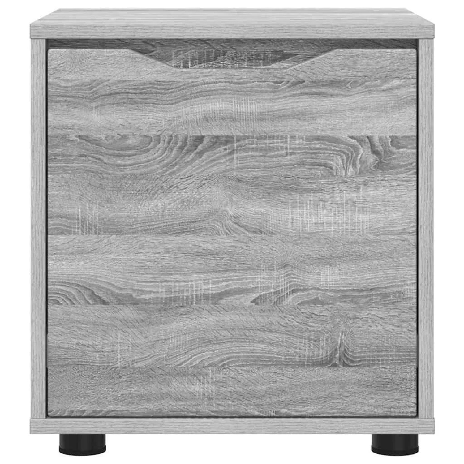 vidaXL Badezimmerschrank, graues Sonoma Holz, 40,5x40x44cm, mit Schublade.
