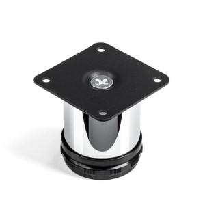 SOTECH 4er Set Möbelfuß JIMMY Ø50 mm Höhe 60 mm Chrom Poliert