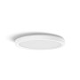 Runde, weiße Philips Hue LED-Deckenleuchte Tento White Ambiance, Durchmesser 29,1 cm.