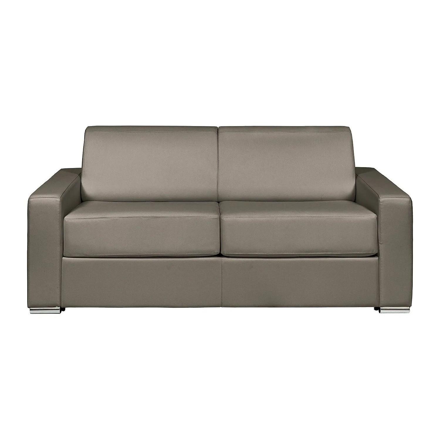 Vente-unique Schlafsofa Calito Taupe 216 cm