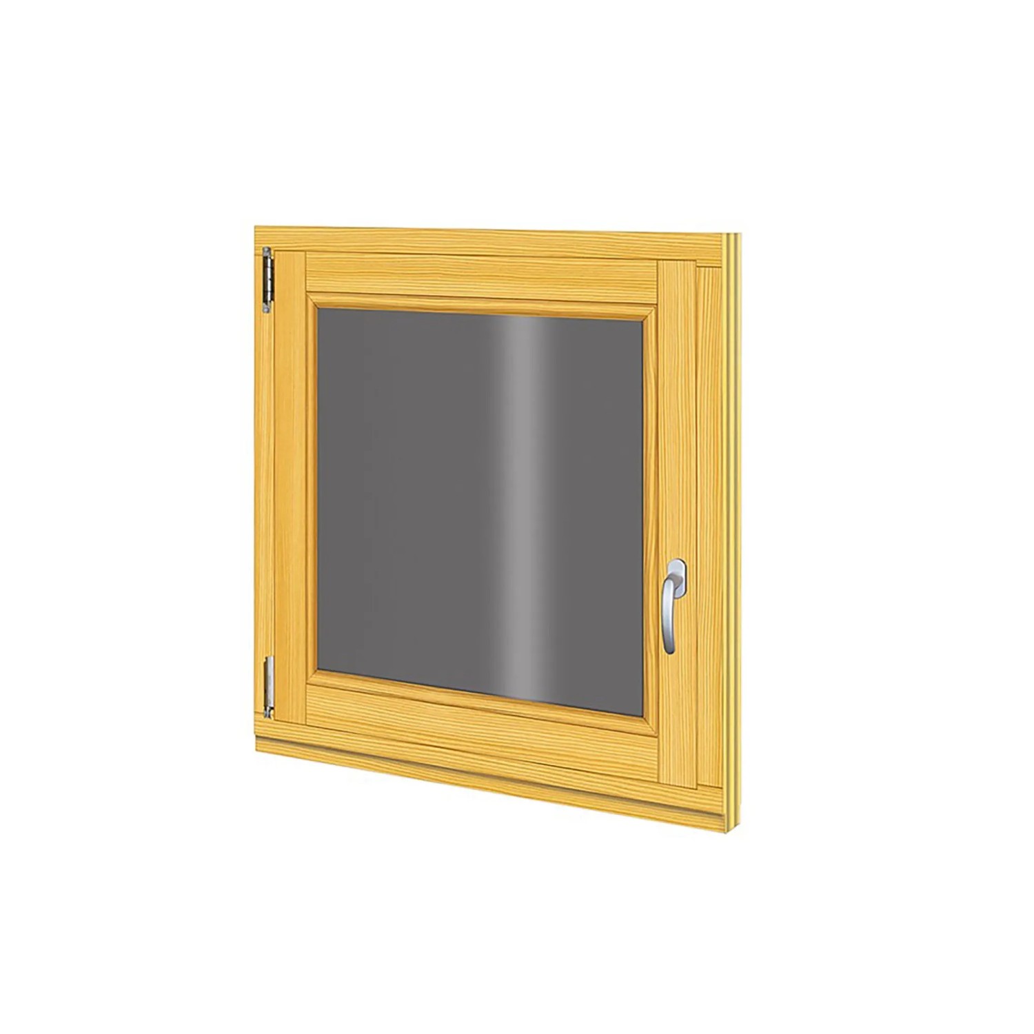 Roro Holzfenster Fichte 78 cm x 78 cm DIN L günstig online kaufen