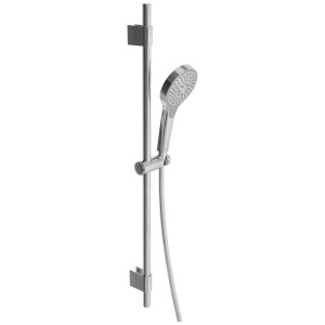 Villeroy & Boch Duschgarnitur Verve Showers, Chrom, mit drei Strahlarten für optimales Duschen.