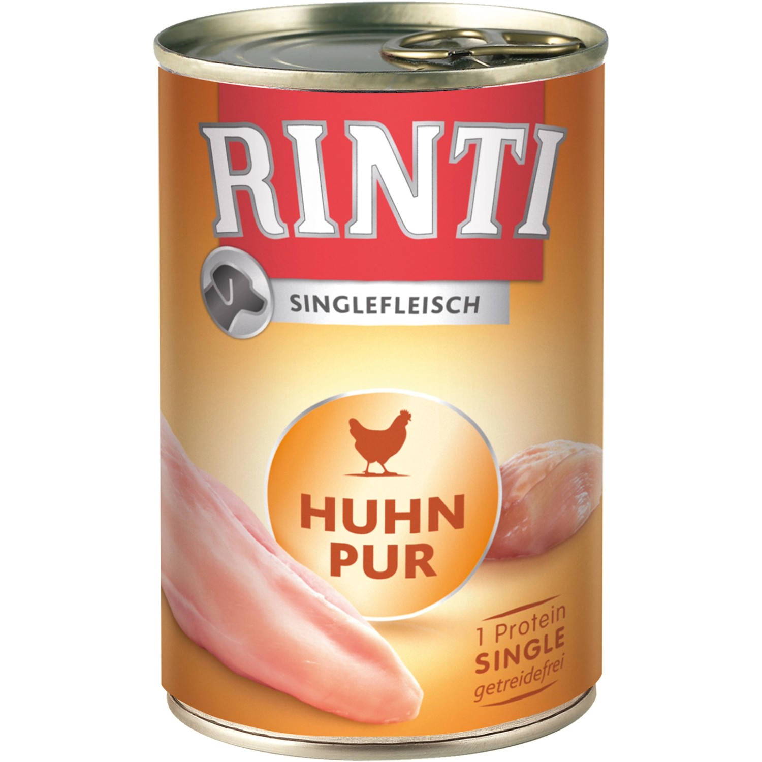 Rinti Hunde-Nassfutter Singlefleisch Huhn 400 g