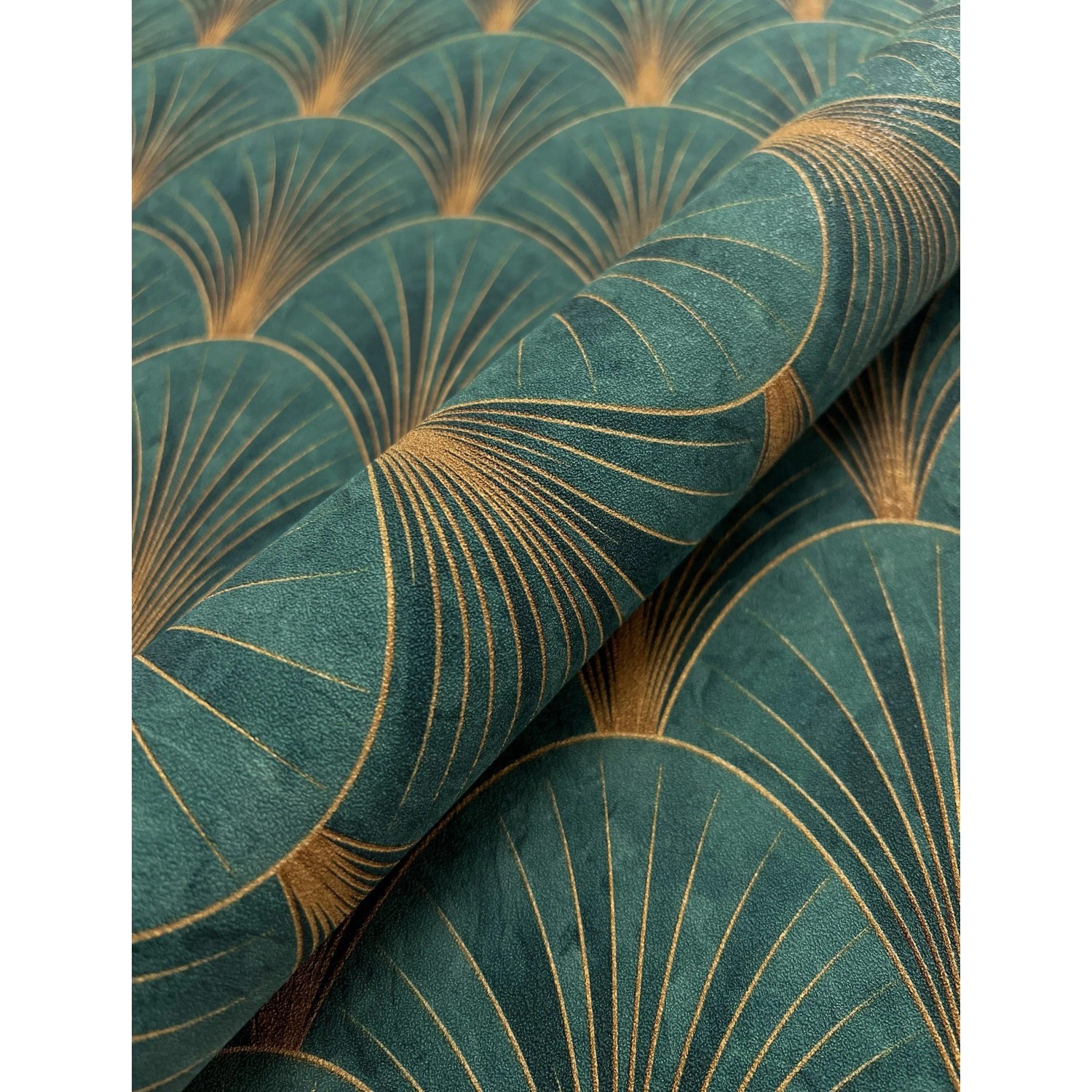 Newroom Vinyltapete Salis Green Geometrische Muster Modern FSC® günstig online kaufen