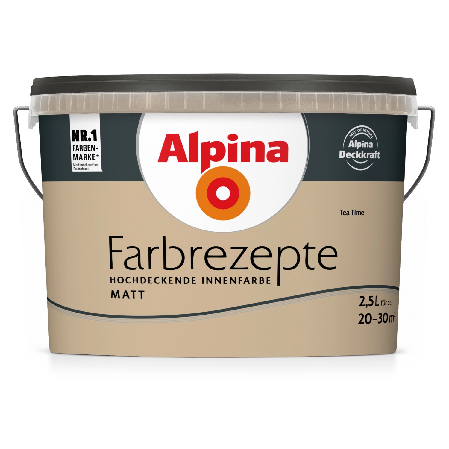 Alpina Farbrezepte Tea Time matt 2,5 Liter