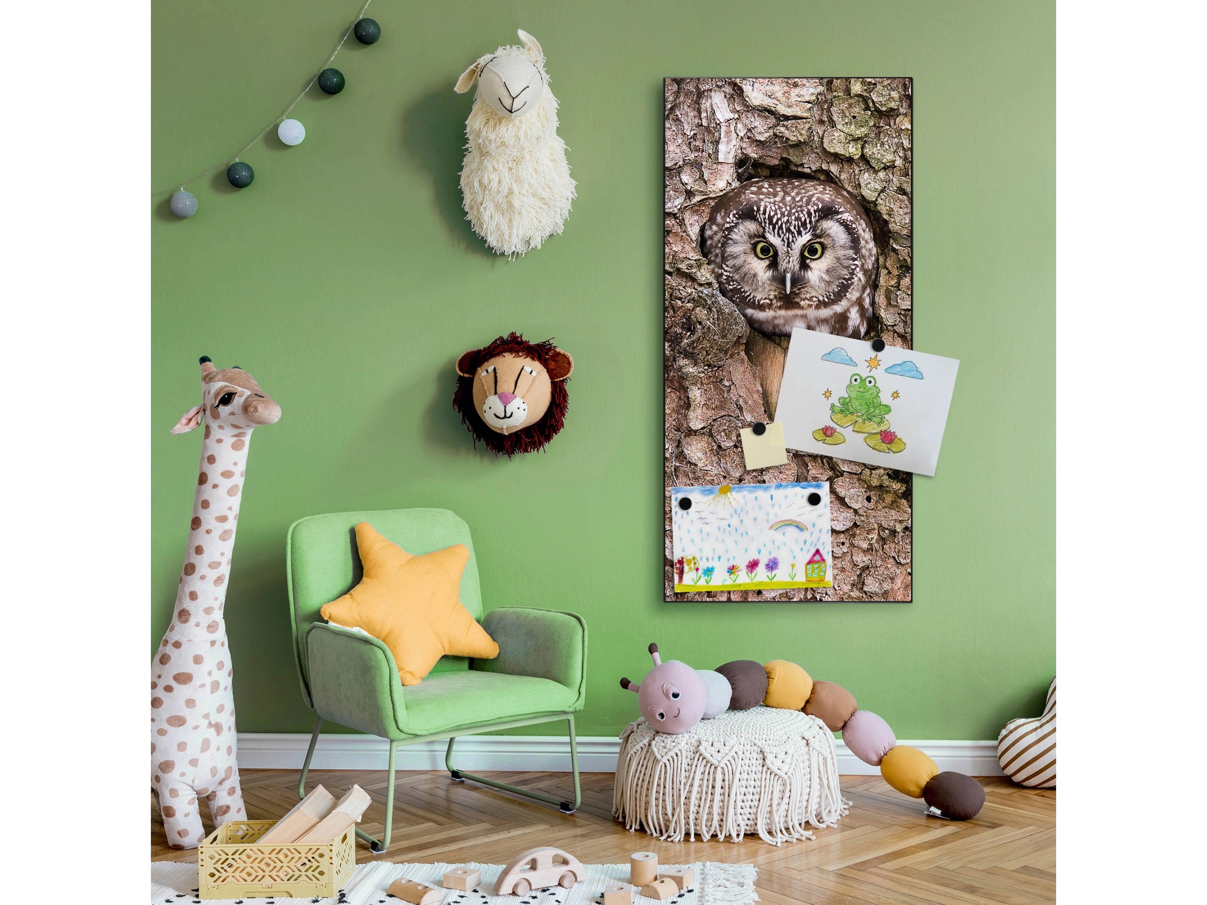 Banjado Magnettafel Mit Motiv – Stylisches Memoboard Für Küche, Büro & Kinderzimmer